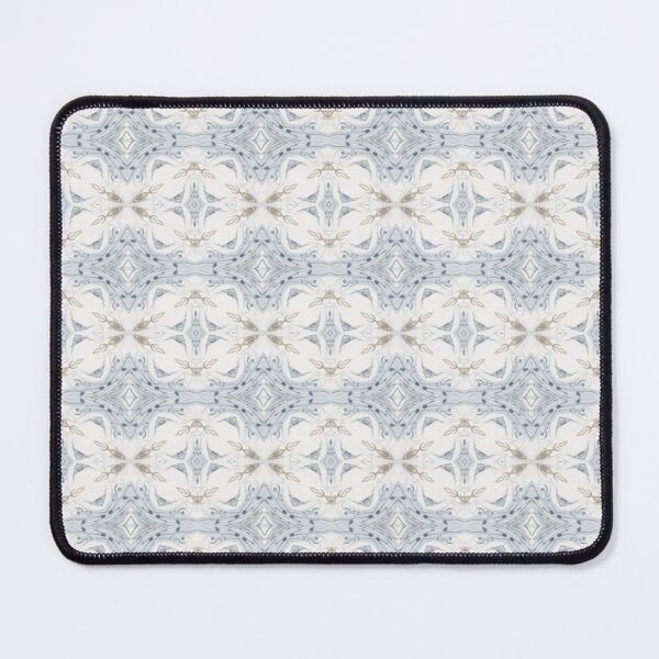 Item preview, Pale Blue & Cream Damask Pattern — Ornate Vintage Print designed and sold by FawnFeatherCo.