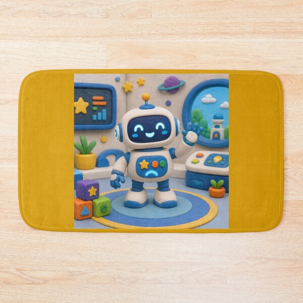 Item preview, Robot - clay designed and sold by AcornAndPebble.