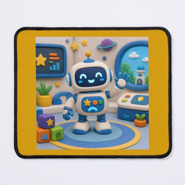 Item preview, Robot - clay designed and sold by AcornAndPebble.