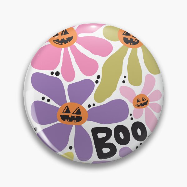 Item preview, Boho Halloween Floral Pattern Boo designed and sold by GlitterCritterD.