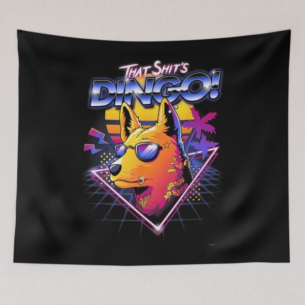 Item preview, That Shit's Dingo Neon Meme designed and sold by MuratSaro.