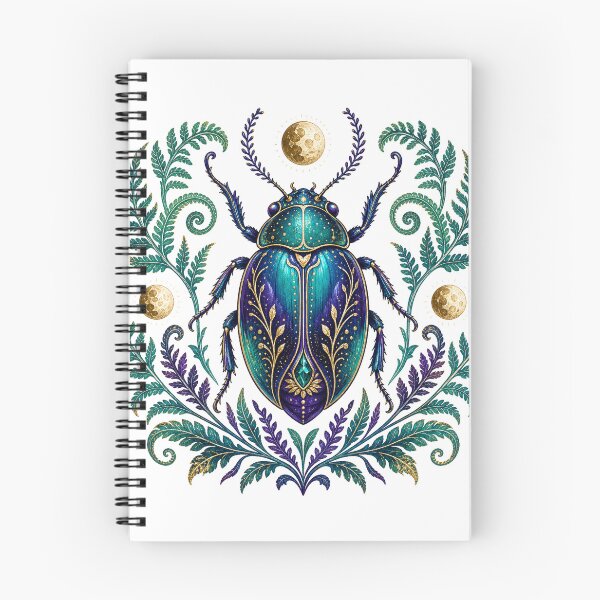 Item preview, Luminous Fern Beetle Emblem designed and sold by aihrgdesign.