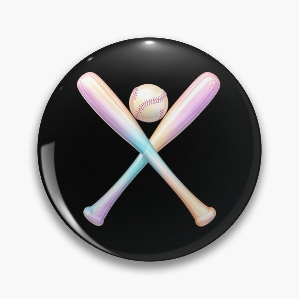 Item preview, Colorful Baseball and Bats designed and sold by rustonpoldoks.