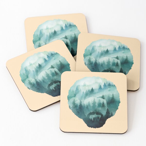 Item preview, Bob Ross Forest Silhouette designed and sold by Karamram Studio.