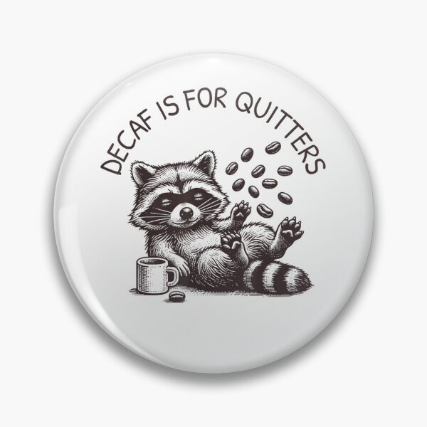 Item preview, Decaf Raccoon Coffee designed and sold by goombi-creative.