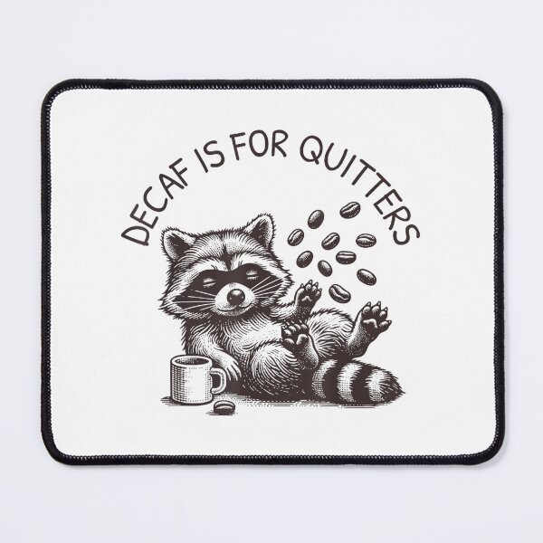 Item preview, Decaf Raccoon Coffee designed and sold by goombi-creative.