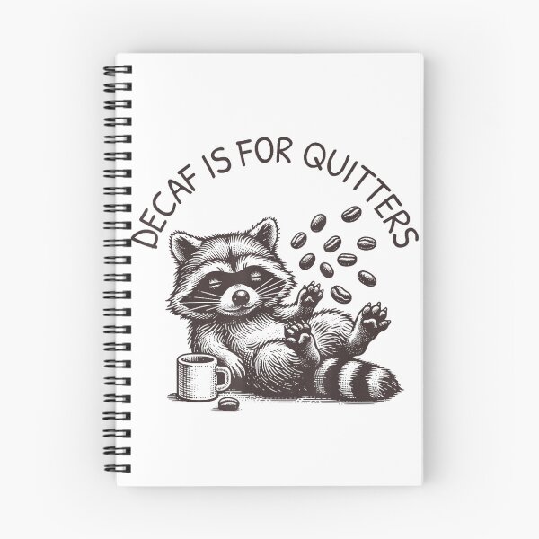 Item preview, Decaf Raccoon Coffee designed and sold by goombi-creative.