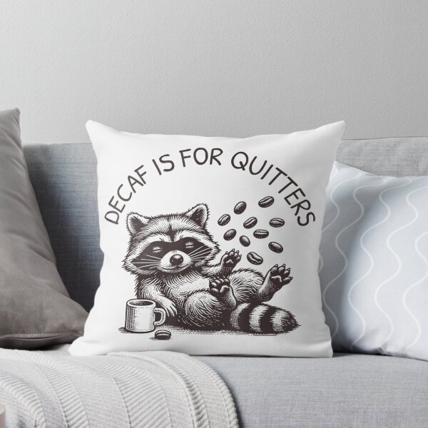 Item preview, Decaf Raccoon Coffee designed and sold by goombi-creative.