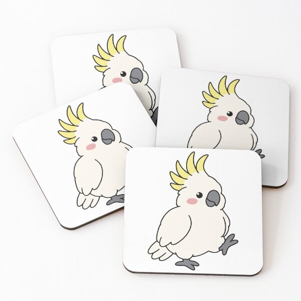 Item preview, Cute Sulphur Crested Cockatoo designed and sold by Doodlywood.