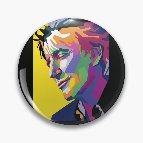 Item preview, Vivid Pop Art Portrait Profile Graphic designed and sold by DizayDizay.