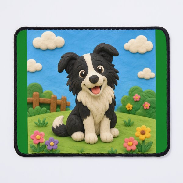 Item preview, Border Collie - clay designed and sold by AcornAndPebble.