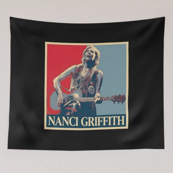 Item preview, Nanci Griffith Performer Music Graphic Print designed and sold by DizayDizay.