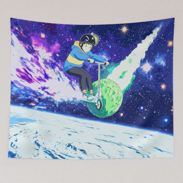 Item preview, Comet Jumper - Scooter Boy In Outer Space designed and sold by NaturePrints.