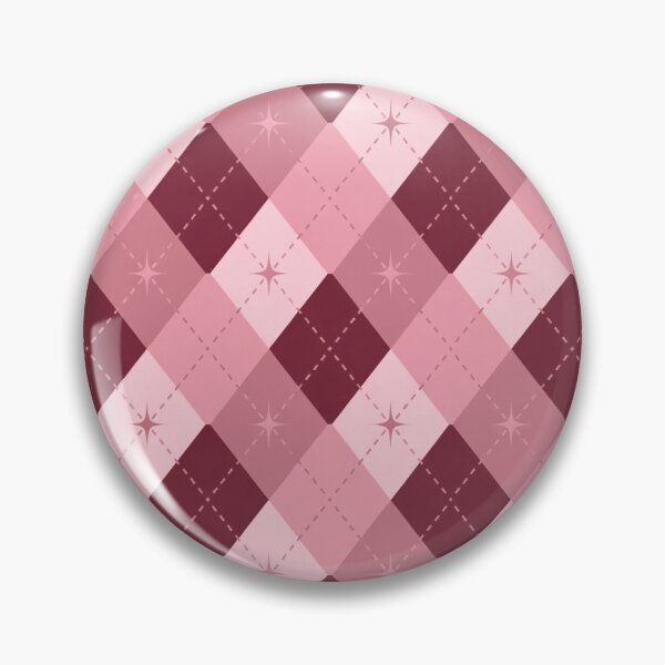 Item preview, Mid Century Modern Argyle Pattern | Retro Pink & Burgundy Geometric Design designed and sold by Vileprint.