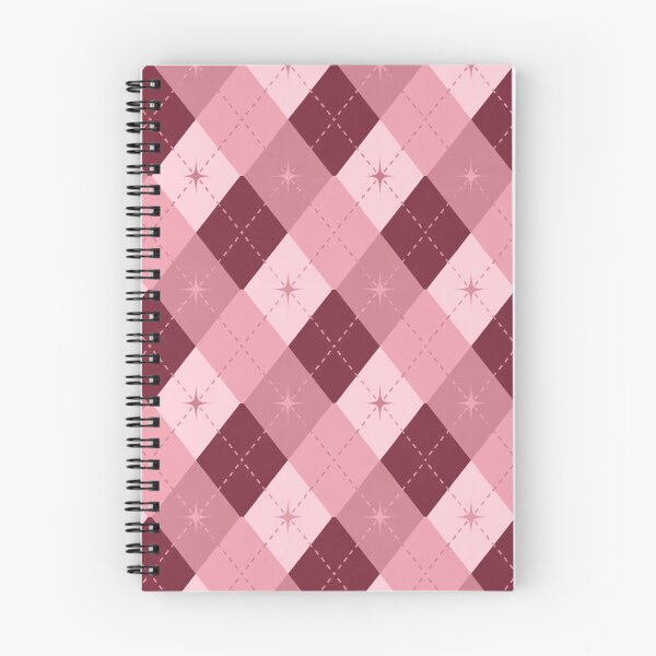 Item preview, Mid Century Modern Argyle Pattern | Retro Pink & Burgundy Geometric Design designed and sold by Vileprint.