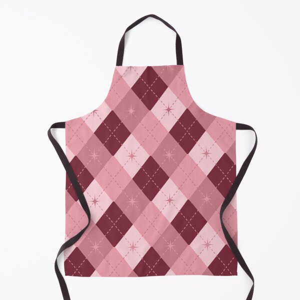 Item preview, Mid Century Modern Argyle Pattern | Retro Pink & Burgundy Geometric Design designed and sold by Vileprint.
