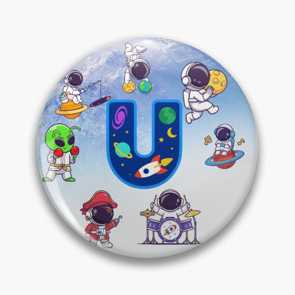 Item preview, Letter U  Space Astronaut Monogram designed and sold by BoldcreationsM.
