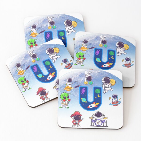 Item preview, Letter U  Space Astronaut Monogram designed and sold by BoldcreationsM.