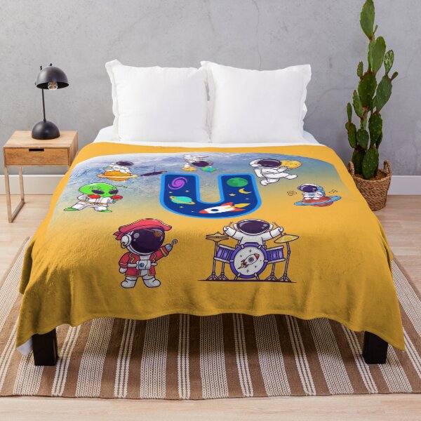 Item preview, Letter U Space Astronaut Monogram designed and sold by BoldcreationsM.