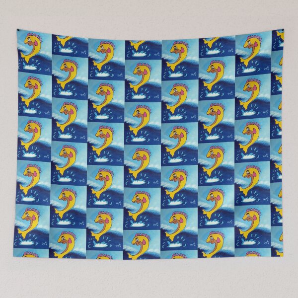 Item preview, Joyful Dolphin Leap designed and sold by ARTLANDS.