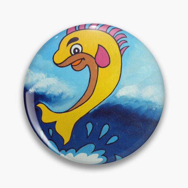 Item preview, Joyful Dolphin Leap designed and sold by ARTLANDS.