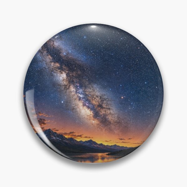 Item preview, Milky Way Over Mountains designed and sold by bernswell.