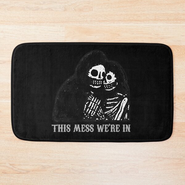 Item preview, Skeletal Embrace Mess Sentiment Graphic designed and sold by Odd-Nest-Studio.