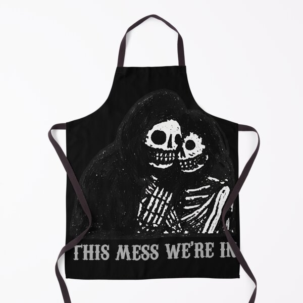 Item preview, Skeletal Embrace Mess Sentiment Graphic designed and sold by Odd-Nest-Studio.