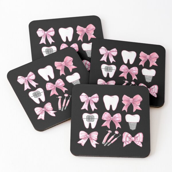 Item preview, Dentist Pink Coquette Bow Teeth designed and sold by goombi-creative.