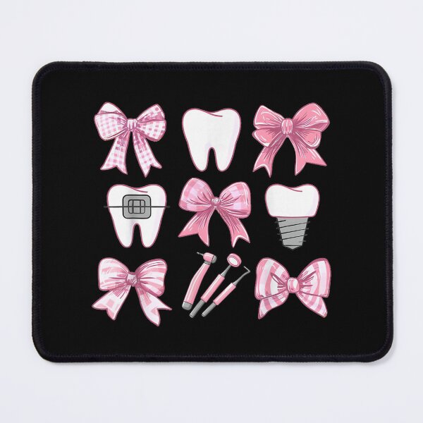 Item preview, Dentist Pink Coquette Bow Teeth designed and sold by goombi-creative.