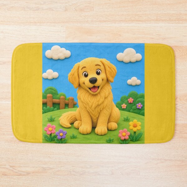Item preview, Golder Retriever - clay designed and sold by AcornAndPebble.