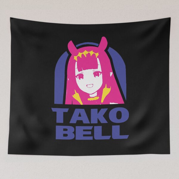Item preview, hololive en ina tako bell logo parody designed and sold by YeZeDigital.