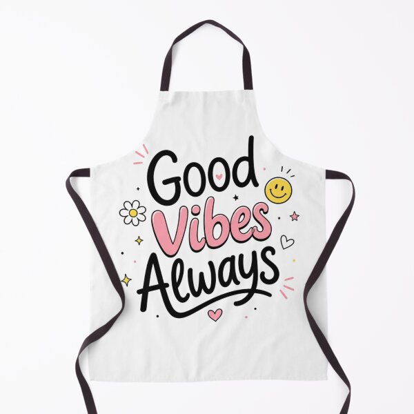 Item preview, Good Vibes Always Cute Positive Typography | Kawaii Aesthetic Motivational Quote designed and sold by Sanika arts .