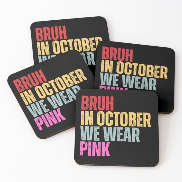 Item preview, Breast For Bruh In October Pink designed and sold by Dondonmart.
