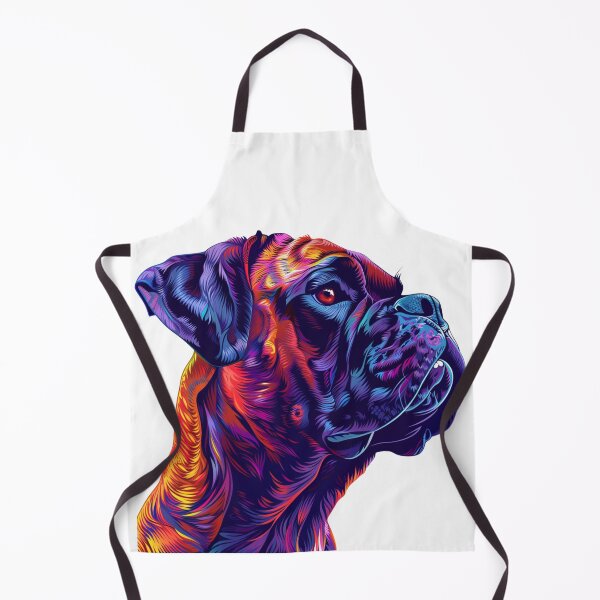 Aperçu de l'œuvre chiot Bullmastiff coloré créée et vendue par MendaciousMina.