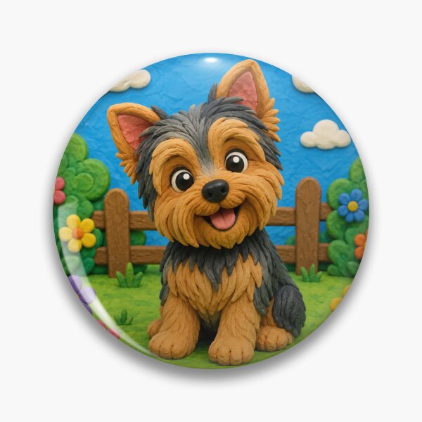 Item preview, Yorkshire Terrier - clay designed and sold by AcornAndPebble.