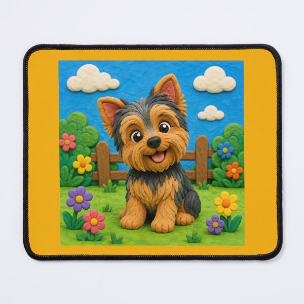 Item preview, Yorkshire Terrier - clay designed and sold by AcornAndPebble.