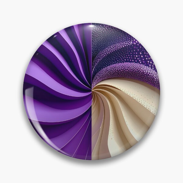 Item preview, Duality of Purple and Beige Waves designed and sold by Vicky Brago-Mitchell®.