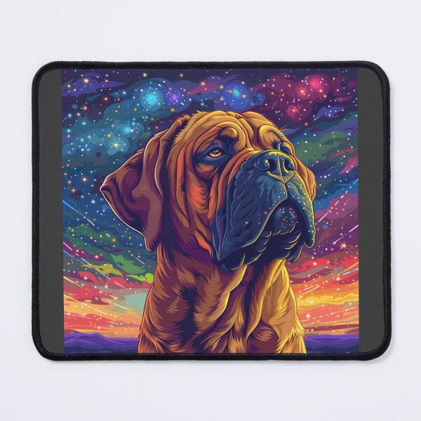 Item preview, Colorful Bullmastiff puppy dog designed and sold by MendaciousMina.