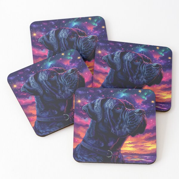Item preview, Colorful Bullmastiff puppy dog designed and sold by MendaciousMina.