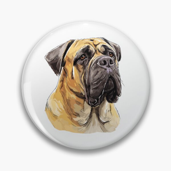 Item preview, Bullmastiff puppy dog designed and sold by MendaciousMina.