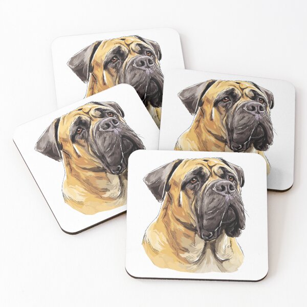 Item preview, Bullmastiff puppy dog designed and sold by MendaciousMina.
