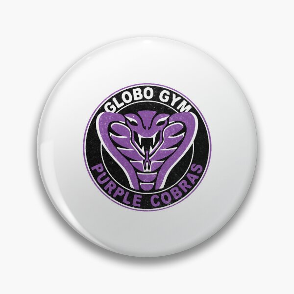 Item preview, globo gym purple cobras vintage logo designed and sold by YeZeDigital.
