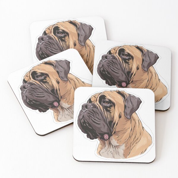 Item preview, Bullmastiff puppy dog designed and sold by MendaciousMina.