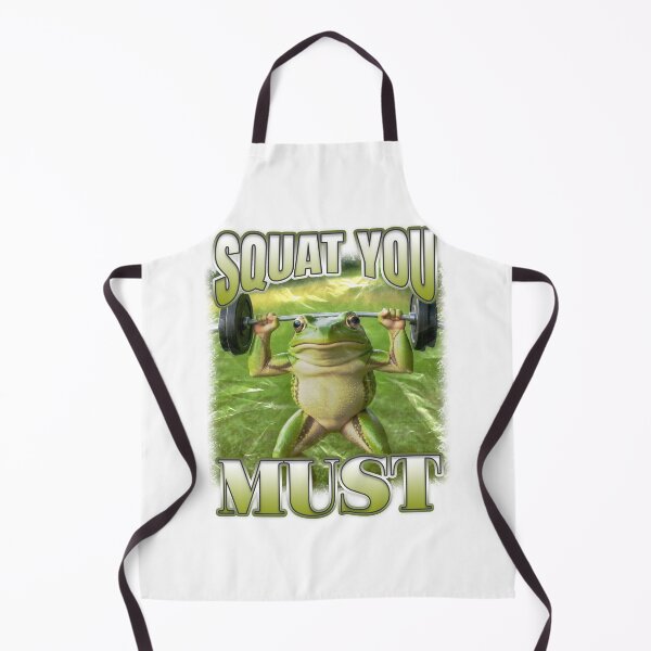 Item preview, Squat You Must Lifting Frog Saying designed and sold by bngfx.