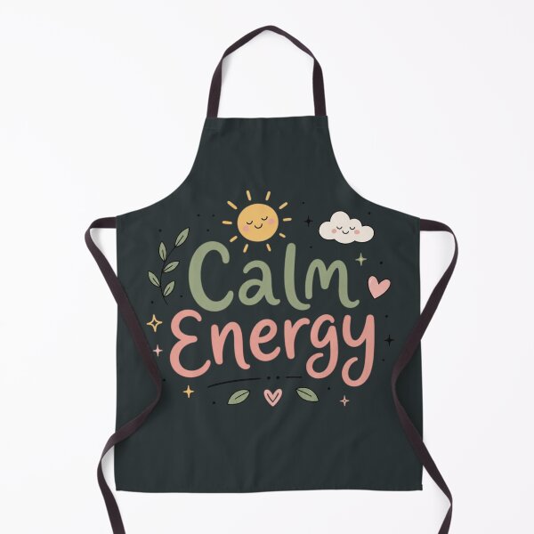 Item preview, Calm Energy Cute Aesthetic Typography | Minimal Positive Vibes Design designed and sold by Sanika arts .