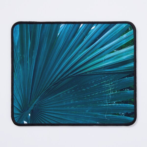 Item preview, Turquoise-Blue Hues Tropical Island Palm Leaf Art designed and sold by DEC02.