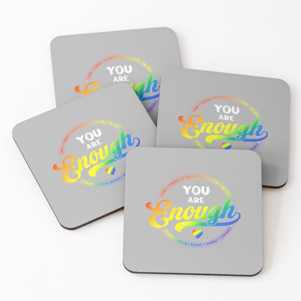 Item preview, Gay Pride You Enough Rainbow Flag LGBTQ Ally LGBT Men Women designed and sold by ArleneRowe.