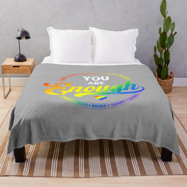 Item preview, Gay Pride You Enough Rainbow Flag LGBTQ Ally LGBT Men Women designed and sold by ArleneRowe.