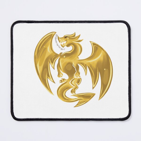 Item preview, Gold Dragon Sticker Pack – Metallic Fantasy Dragons ( 8 Stickers) designed and sold by BlazeraptorGirl.